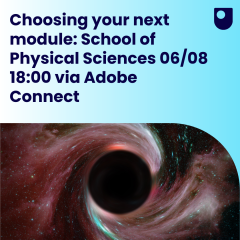 Black hole with text