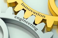Cogs showing Engineering and Innovation