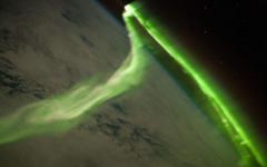 Aurora Australis observed from the International Space Station