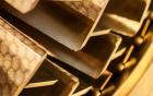Abstract image of the blades of a molecular vacuum pump